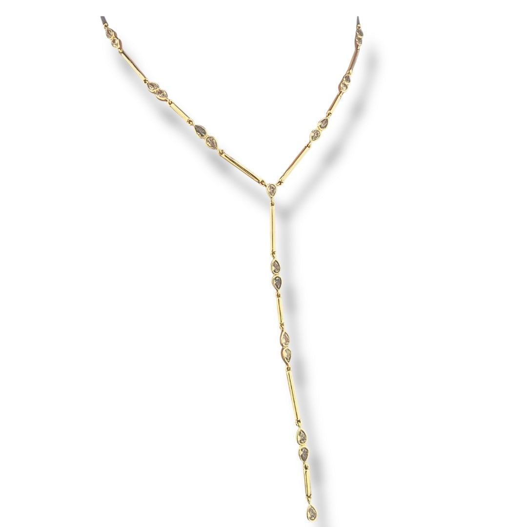 Drop Studded Necklace